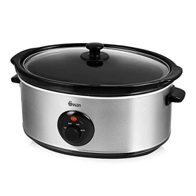 Image of Swan 6.5L Stainless Steel Slow Cooker