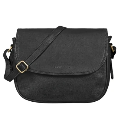 Image of STILORD &#039;Loreen&#039; Women Handbag Small Leather Vag Ladies Shoulder Bag Elegant Evening for Party Leisure Bags in Genuine Vintage Leather, Colour:black