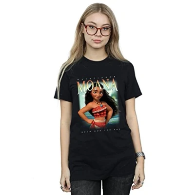 Image of Disney Women&#039;s Moana HEI and Pua T Shirt Black XX Large