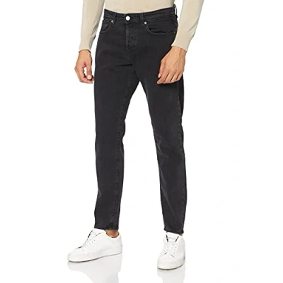 Image of SELECTED HOMME BLUE Men&#039;s SLHSLIMTAPE Toby 3072 Jeans U NOOS, Black Denim, 29/32