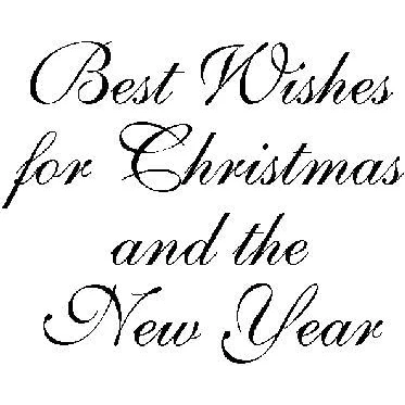 Image of Art Stamps Best Wishes Message Fun Stamp, Black