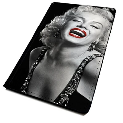 Image of Passport Cover/Holder. Marilyn Monroe Laughing. Travel Protection for Your Passport.