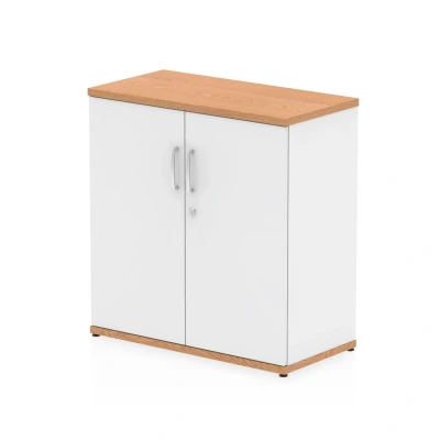 Image of Impulse 800mm Cupboard Oak and White