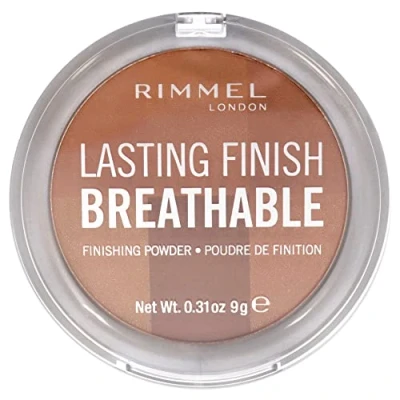 Image of Rimmel London Lasting Finish Breathable Finishing Powder 004 Deep for Women 0.31 oz