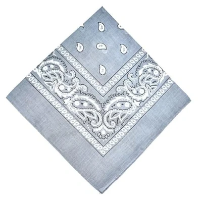 Image of paisley Print Men&#039;s Cotton Funky Headband Scarf Headwear Bandana UK Grey