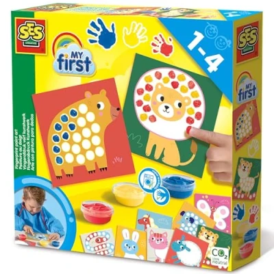 Image of SES Creative 14481 My First Fingerprint Paint Art Fun Painting Set for Kids