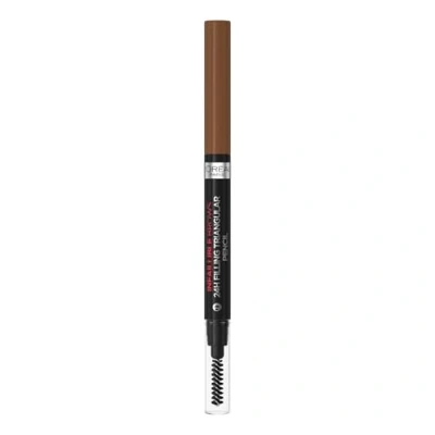 Image of L&#039;Oreal Paris Eyebrow Liner, Brow Filling Triangular Pencil, Natural Matte Finish, With Spoolie Brush, Up to 24H Wear, Infallible 24H, 5.23 Auburn