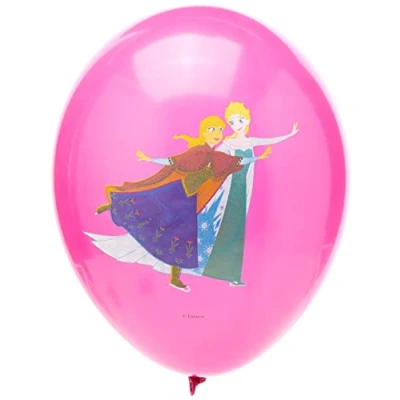 Image of amscan 998508 Frozen Printed Latex Balloons 6 Pcs