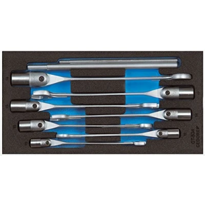 Image of Gedore 1500 CT1 534 Set combination swivel head wrenches in 1/3 CT module