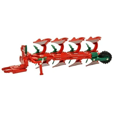 Image of Britians Kverneland 2300 S Variomat Plough Replica, Compatible with 1:32 Scale Farm Tractors, Animals and Toys, Suitable for Collectors &amp; Children from 3 Years