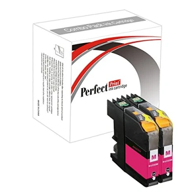 Image of 2 Magenta Compatible Ink Cartridge Replace LC225XL for Brother MFC J4420DW J4620DW J4625DW J5320DW J5620DW J5625DW J5720DW Printer