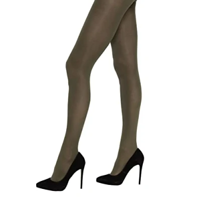 Image of Women&#039;s 1 Pair Charnos 60 Denier Opaque Tights Sage M