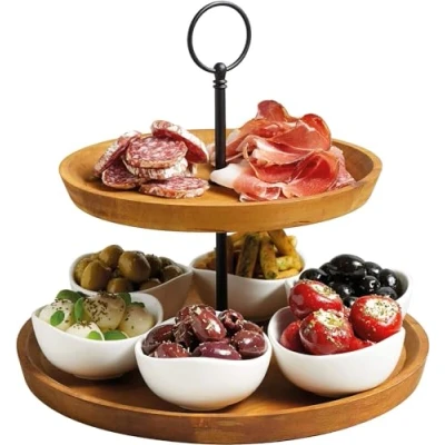 Image of Artesa Appetiser Two Tier Serving Set