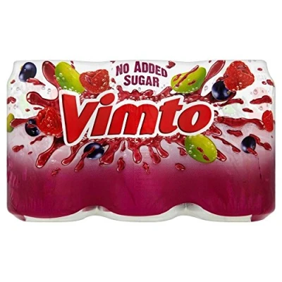 Image of Vimto Sparkling Fruit Juice No Added Sugar (6x330ml) Pack of 2