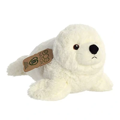 Image of Aurora, 35014, Eco Nation, Seal, 12In, Soft Toy,White