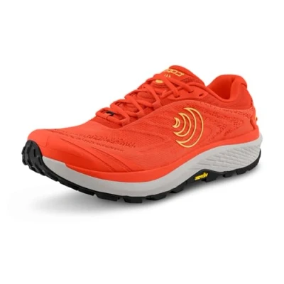 Image of Topo Athletic Pursuit 2 Str. 8.5 Orange Men&#039;s Trail Running Shoes for Enhanced Comfort and Performance