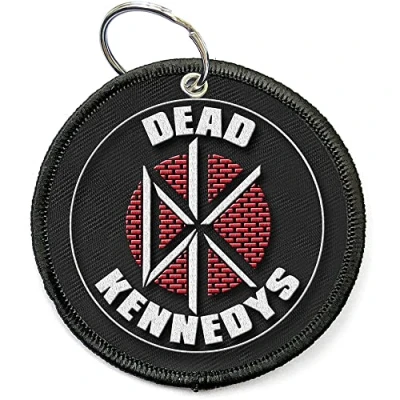 Image of Dead Kennedys Double Sided Cloth Keyring 80mm x (ro)