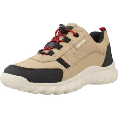 Image of Geox J SIMBYOS BOY B ABX Sneaker, Beige, 1 UK