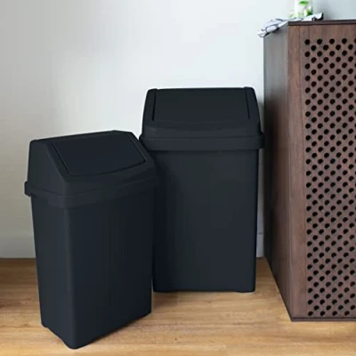 Image of Wham 2 Piece Casa Bin Set (25L/50L Swing Bin) (Midnight)
