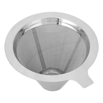 Image of Coffee Filter, Stainless Steel Household Filter Durable Cup Dripper for Filtering