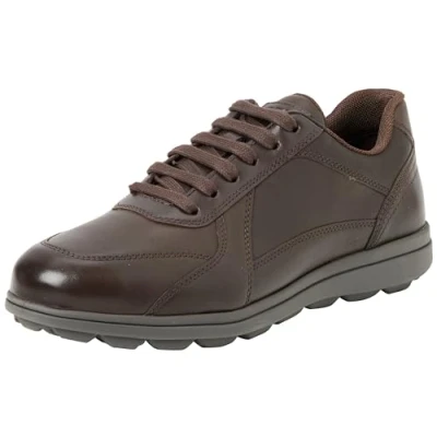 Image of Geox Men&#039;s U Spherica Ec12 Sneaker, Coffee, 9.5 UK