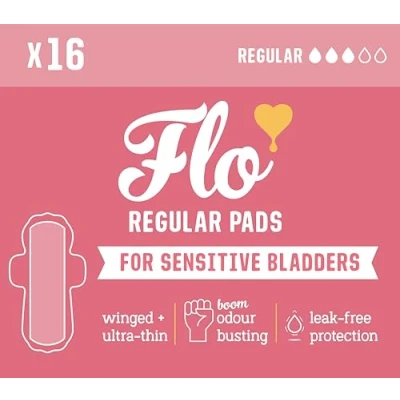Image of FLO Organic Sensitive Bladder Bamboo Pads (16 Pads)