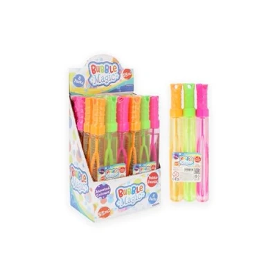 Image of Henbrandt Pack of 3 Bubble Swords Assorted Colours 55ml Kids Toys Summer Fun Children&#039;s Wands Beach and Garden Party Outdoor Games Bubbles for Bag Fillers Boys Girls