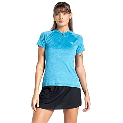 Image of Dare2b Outdare IIIJersey Lightweight, Short Sleeve, 1/2 Zip Jersey. Featuring Q WIC Plus Fabric. Suitable for Hiking and Cycling.