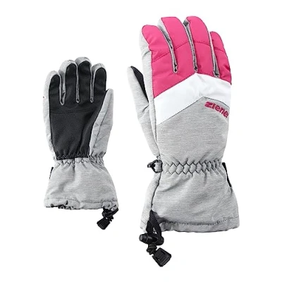 Image of Ziener Children&#039;s Lett AS glove junior ski gloves, winter sports, waterproof, breathable, light melange, 3