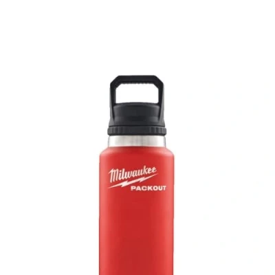 Image of Milwaukee 4932493991 Packout 532ml Chug Lid Bottle Red