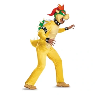 Image of Disguise Deluxe Adult Bowser Fancy Dress Costume Medium