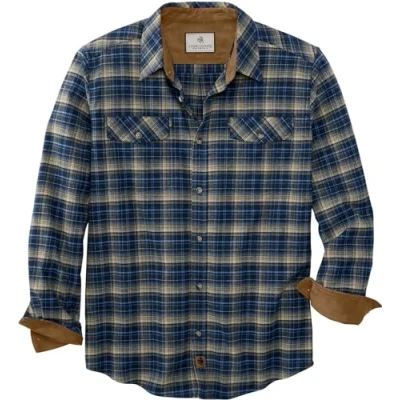 Image of Legendary Whitetails Men&#039;s Flannel Shirt, Banner Crimson Plaid, XX Large, XXL