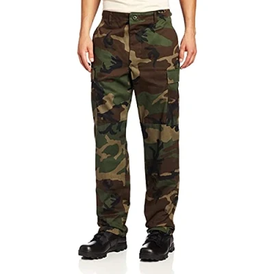Image of Propper Men&#039;s Bdu Regular Trousers, Woodland, XXL UK