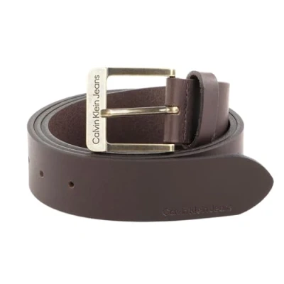 Image of Calvin Klein Jeans BELT Belt, Men&#039;s, Size: 85, Turkish coffee