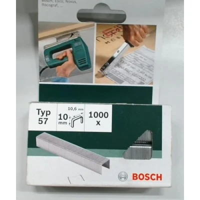 Image of Bosch 2609255847 10mm Type 57 Flat Wire Staples (Pack of 1000)
