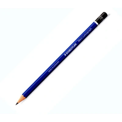 Image of Staedtler Mars Lumograph 7B Graphite Pencil Blue 1 Piece