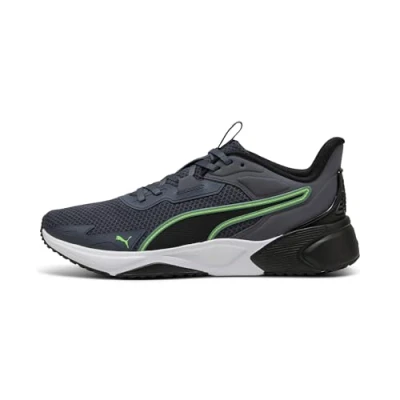 Image of Puma Disperse XT 4 Unisex Training shoe, Size: 6, Galactic gray/green glare/green moon Textile/synthetics
