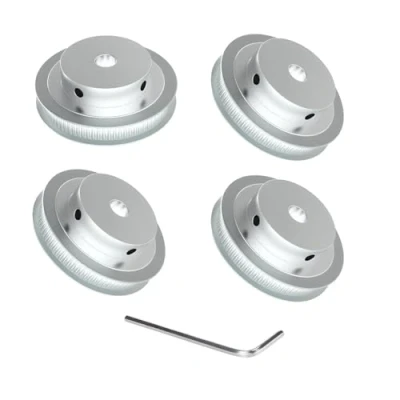 Image of Super Print GT2 Pulley 60 Teeth 5mm bore Width 6mm Timing Belt Aluminum 60T Wheel for 3D Printer,CNC (4pcs)