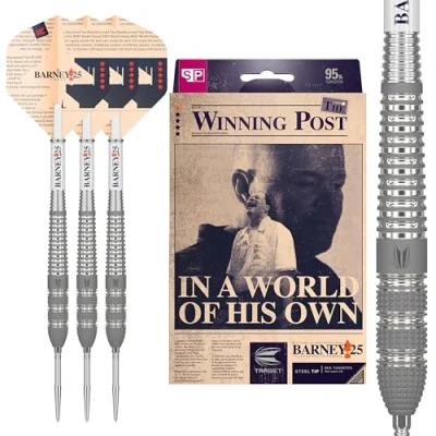 Image of TARGET Darts Raymond van Barneveld RVB 25 Year Edition 21G 95% Tungsten Swiss Point Steel Tip Set