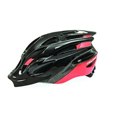Image of Raleigh CSH1134L Mission Evo Lightweight Adjustable Unisex Cycling Helmet Size 58 61cm in Black and Red
