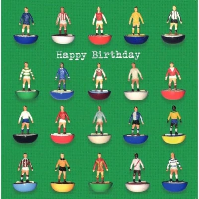 Image of subbuteo, generic, birthday card
