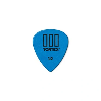 Image of Jim Dunlop 462P100 Tortex III Player Pack (Pack of 12), BLUE, 1.00mm