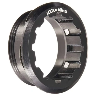 Image of SHIMANO Spares CS M7100 lock ring and spacer, One Size, Y0GY98010, Black