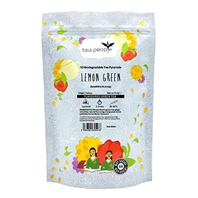 Image of Tea People Lemon Green 50 Pyramid Refill Pack