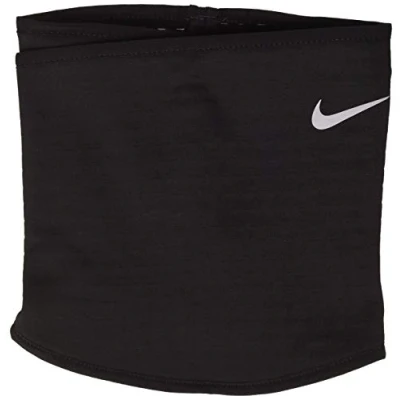 Image of NIKE Unisex Adults 3.0 L./Xl RUN THERMA SPHERE NECK WARMER 3 0 BLACK L XL, 042 Black/Silver, XL UK