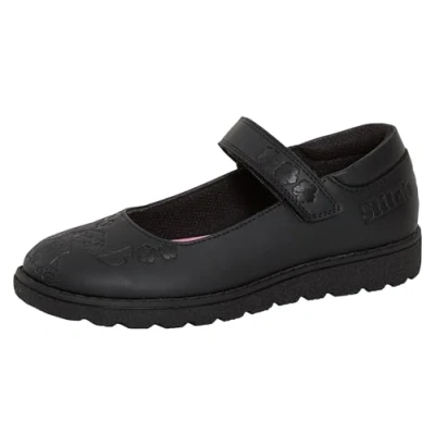 Image of Disney Girls Stitch School Shoes Black 1 UK