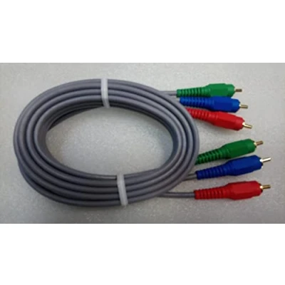 Image of Panasonic Professional Component (RGB) connecting Ribbon Cable for HiFi, TV, Video, Bluray, Broadcast 1.5M, Gold Plugged, Oxygen Free