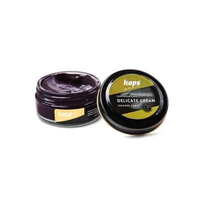 Image of Kaps Shoe Care Cream, Intensive Leather and Nourishing, Delicate (154 aubergine)