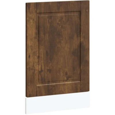 Image of vidaXL Dishwasher Panel Porto Smoked Oak 45x1,5x67 cm Engineered Wood