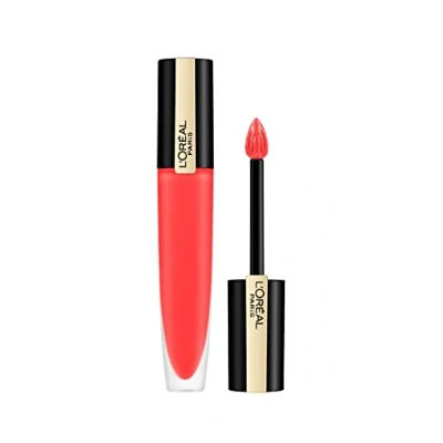 Image of L&#039;Oreal Paris Rouge Signature Matte Liquid Lipstick 132 I Radiate, 1 Count (Pack of 1)